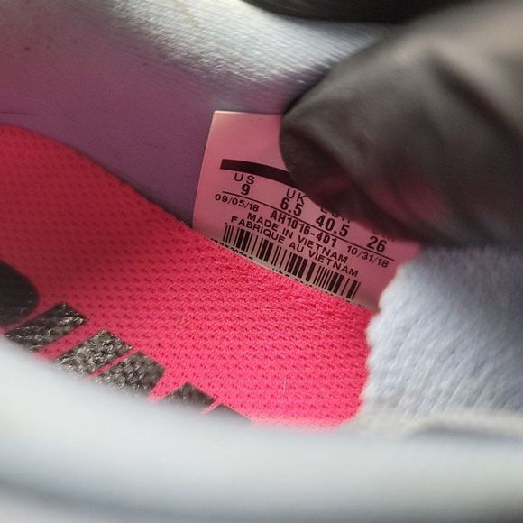 Nike Odyssey React Flyknit 2 Running Shoes Womens Sz 9 Powder Blue Trainers - Picture 8 of 8